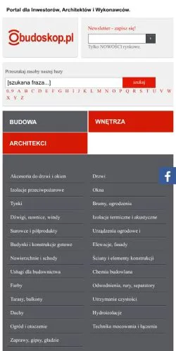Podgląd witryny Budoskop, medium z kraju Polska do artykułów sponsorowanych