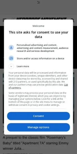 Förhandsvisning av webbplatsen Nerdcore Movement, medium i USA för sponsrade artiklar