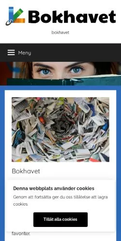 Anteprima del sito Bokhavet, media di Svezia per articoli sponsorizzati