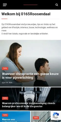 Podgląd witryny 0165 Roosendaal, medium z kraju Holandia do artykułów sponsorowanych