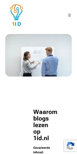 Voorbeeld van de site 1Id, medium uit Nederland voor gesponsorde artikelen