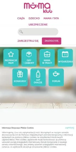 Podgląd witryny Mamaklub, medium z kraju Polska do artykułów sponsorowanych