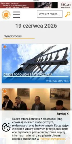 Anteprima del sito Telewizja STK, media di Polonia per articoli sponsorizzati
