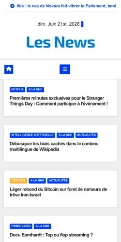 Anteprima del sito LesNews, media di Canada per articoli sponsorizzati