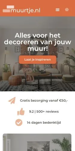 Anteprima del sito Muurtje, media di Paesi Bassi per articoli sponsorizzati