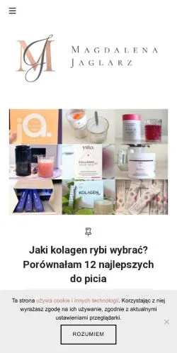 Podgląd witryny Salon Kosmetyczny Magdaleny Jaglarz, medium z kraju Polska do artykułów sponsorowanych
