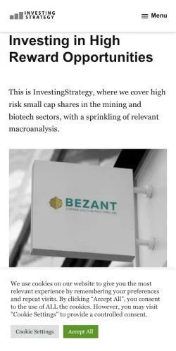 Podgląd witryny InvestingStrategy, medium z kraju Wielka Brytania do artykułów sponsorowanych