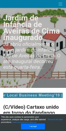 Anteprima del sito Jornal Valor Local, media di Portogallo per articoli sponsorizzati
