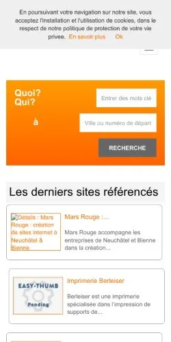 Anteprima del sito Annuaire Du Marketing, media di Francia per articoli sponsorizzati