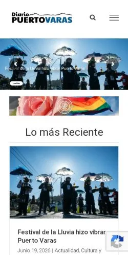 Anteprima del sito Diario Puerto Varas, media di Spagna per articoli sponsorizzati