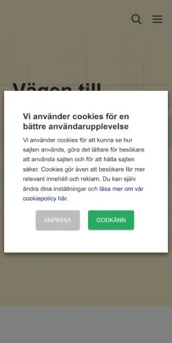 Anteprima del sito Forvaltarbrevet, media di Svezia per articoli sponsorizzati