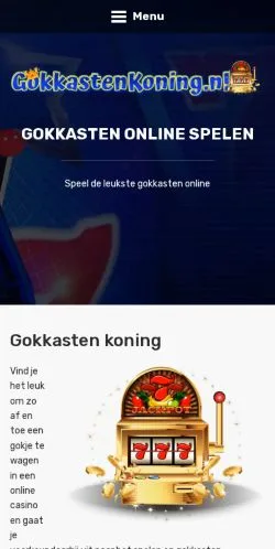 Anteprima del sito Gokkastenkoning, media di Paesi Bassi per articoli sponsorizzati