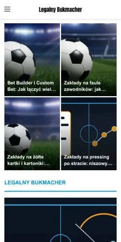 Anteprima del sito Legalny Bukmacher, media di Polonia per articoli sponsorizzati