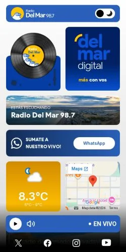 Anteprima del sito Radio del Mar, media di Stati Uniti per articoli sponsorizzati