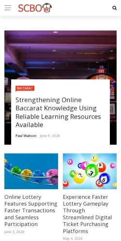 Preview of the SCBobet website, a media outlet in United States for sponsored articles