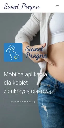 Anteprima del sito Sweet Pregna, media di Polonia per articoli sponsorizzati