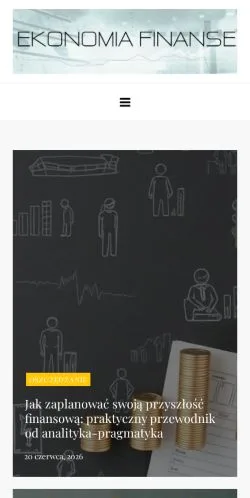Podgląd witryny Ekonomia Finanse, medium z kraju Polska do artykułów sponsorowanych