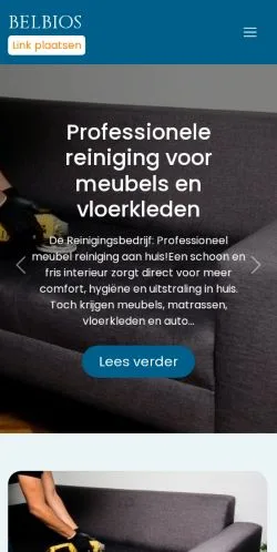 Pré-visualização do site Belbios.nl, meio de Países Baixos para artigos patrocinados