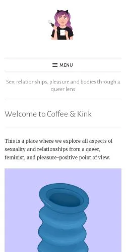 Anteprima del sito Coffee & Kink, media di Stati Uniti per articoli sponsorizzati