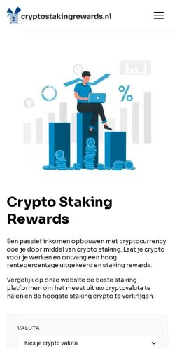 스폰서 기사용 네덜란드 매체 Crypto Staking Rewards 사이트 미리보기