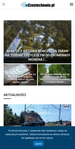 Podgląd witryny wCzestochowie, medium z kraju Polska do artykułów sponsorowanych