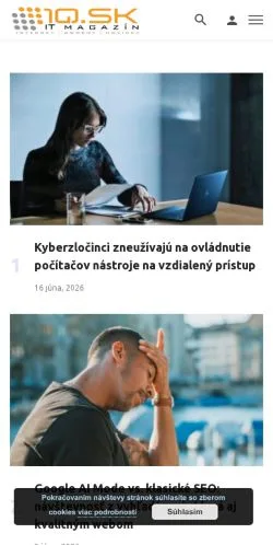 Podgląd witryny 1Q, medium z kraju Słowacja do artykułów sponsorowanych