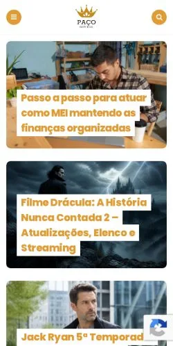Anteprima del sito Paco Imperial, media di Brasile per articoli sponsorizzati
