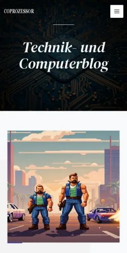 스폰서 기사용 독일 매체 Coprozessor 사이트 미리보기