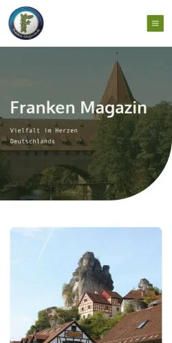 Podgląd witryny Franken Magazin, medium z kraju Niemcy do artykułów sponsorowanych