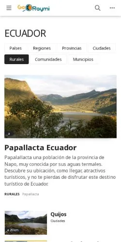 Preview of the GoRaymi website, a media outlet in Spain for sponsored articles