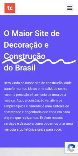 Anteprima del sito Total Construção, media di Brasile per articoli sponsorizzati