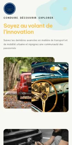 스폰서 기사용 프랑스 매체 Itsmycar 사이트 미리보기