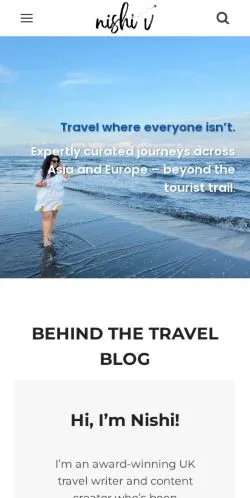Preview of the Nishi V website, a media outlet in United Kingdom for sponsored articles