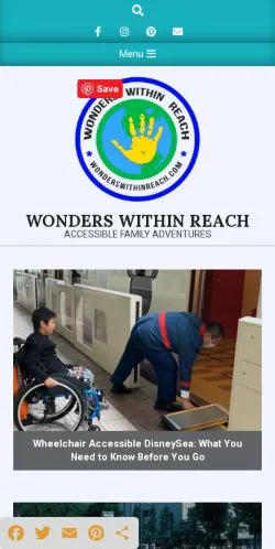 Anteprima del sito Wonders Within Reach, media di Stati Uniti per articoli sponsorizzati