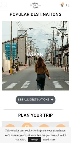 スポンサード記事向けのアメリカ合衆国メディア、Postcards from Iviのサイトプレビュー