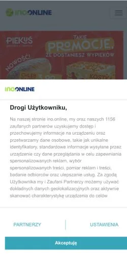 Podgląd witryny Ino, medium z kraju Polska do artykułów sponsorowanych