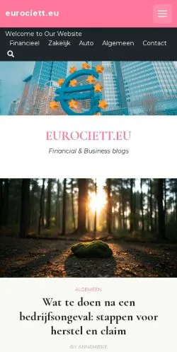 Anteprima del sito Eurociett, media di Stati Uniti per articoli sponsorizzati