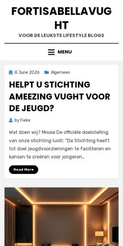 스폰서 기사용 네덜란드 매체 Fortisabella Vught 사이트 미리보기