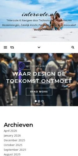 Forhåndsvisning av nettstedet Interoute, medium fra Nederland for sponsede artikler