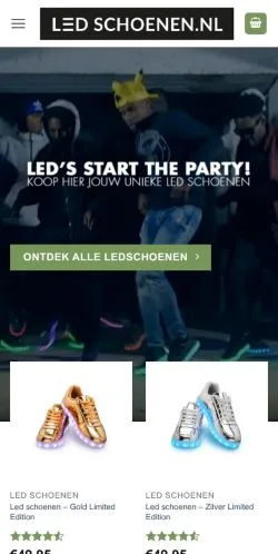 Anteprima del sito Ledschoenen, media di Paesi Bassi per articoli sponsorizzati