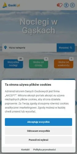 Forhåndsvisning af Gąski Noclegi, medie fra Polen til sponsorerede artikler