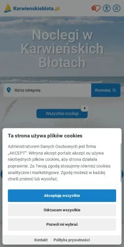 스폰서 기사용 폴란드 매체 Karwieńskie Błota 사이트 미리보기