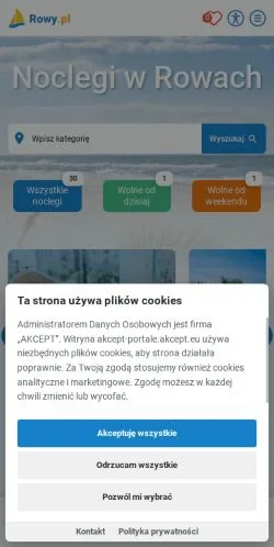 Forhåndsvisning af Rowy Noclegi, medie fra Polen til sponsorerede artikler