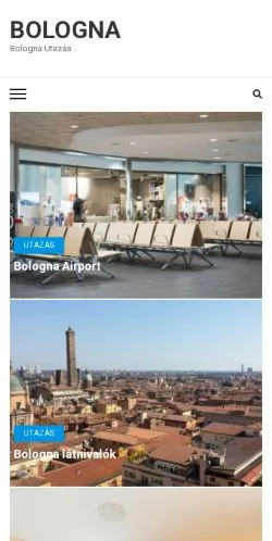 Anteprima del sito Bologna Utazás, media di Ungheria per articoli sponsorizzati