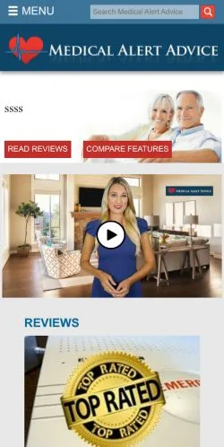 Anteprima del sito Medical Alert Advice, media di Stati Uniti per articoli sponsorizzati