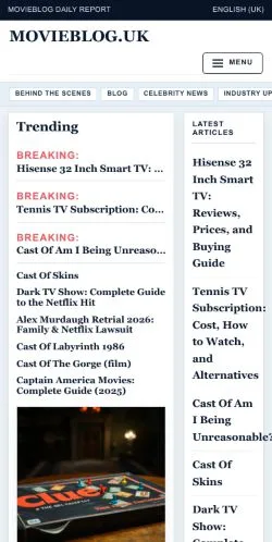 Anteprima del sito movieblog.uk -, media di Regno Unito per articoli sponsorizzati
