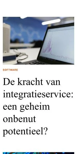 Vista previa del sitio technieuws.be, medio de Bélgica para artículos patrocinados