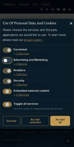 Aperçu du site Think Insights, média de États-Unis pour articles sponsorisés