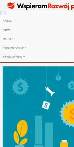 Anteprima del sito Wspieram Rozwój PL -, media di Polonia per articoli sponsorizzati