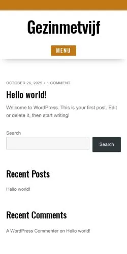 스폰서 기사용 네덜란드 매체 Gezinmetvijf 사이트 미리보기